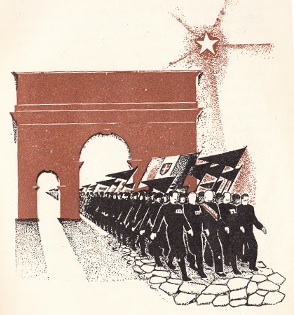 Illustrazione libro di testo per la III classe elementare, 1935-39