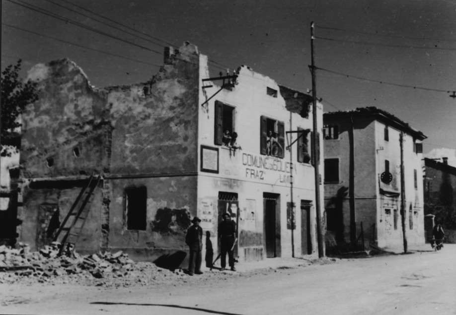 Case di Limidi distrutte nel corso dell'azione di rappresaglia tedesca dopo la liberazione dimostrativa di Soliera del 3 novembre 1944