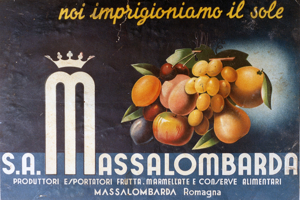 Etichetta della ditta “S.A. Massalombarda”, 1939.