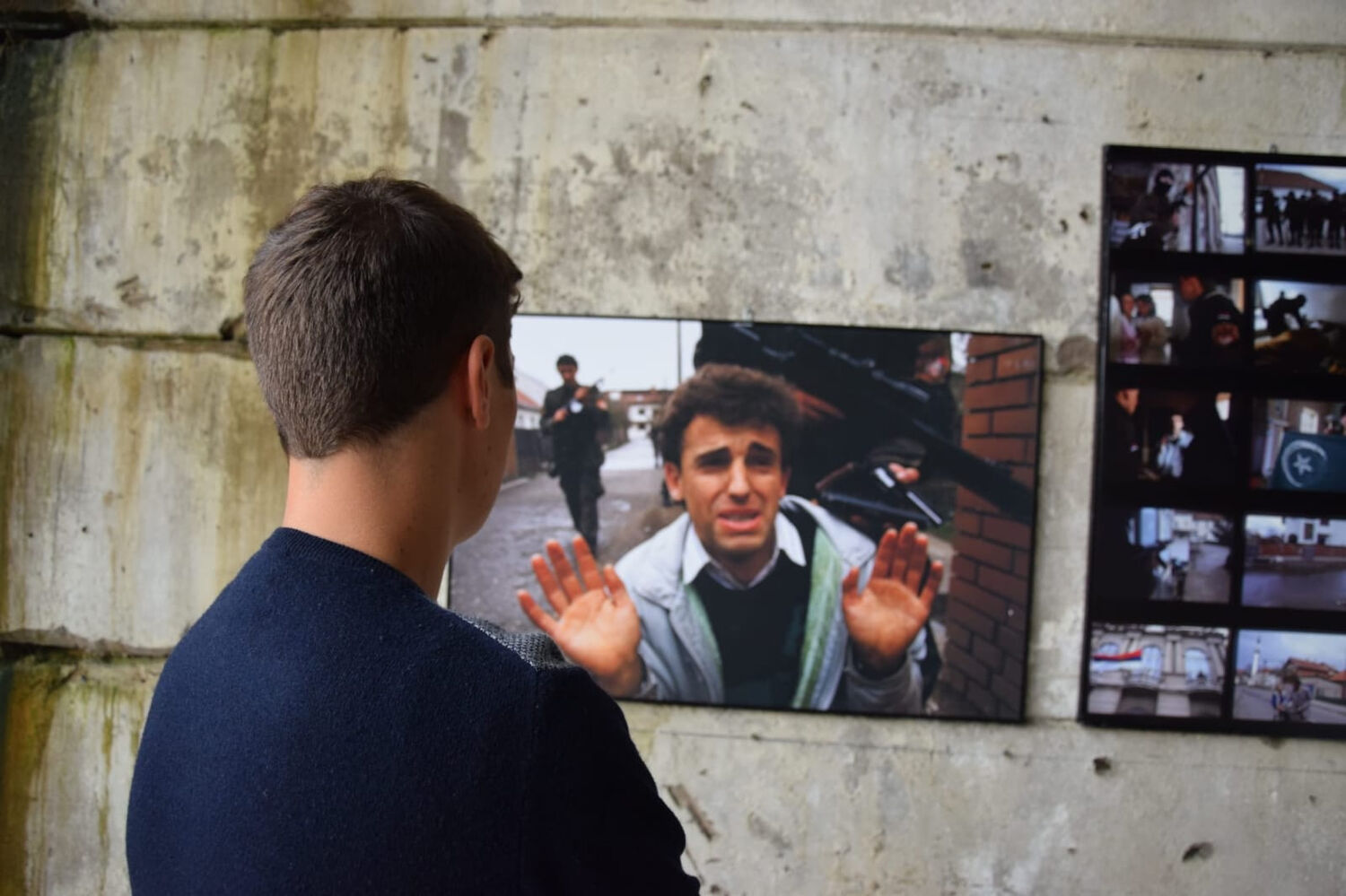 Fig. 6. Memoriale di Srebrenica, Potočari [foto di Matteo Diena, studente Viaggio della memoria 2018]