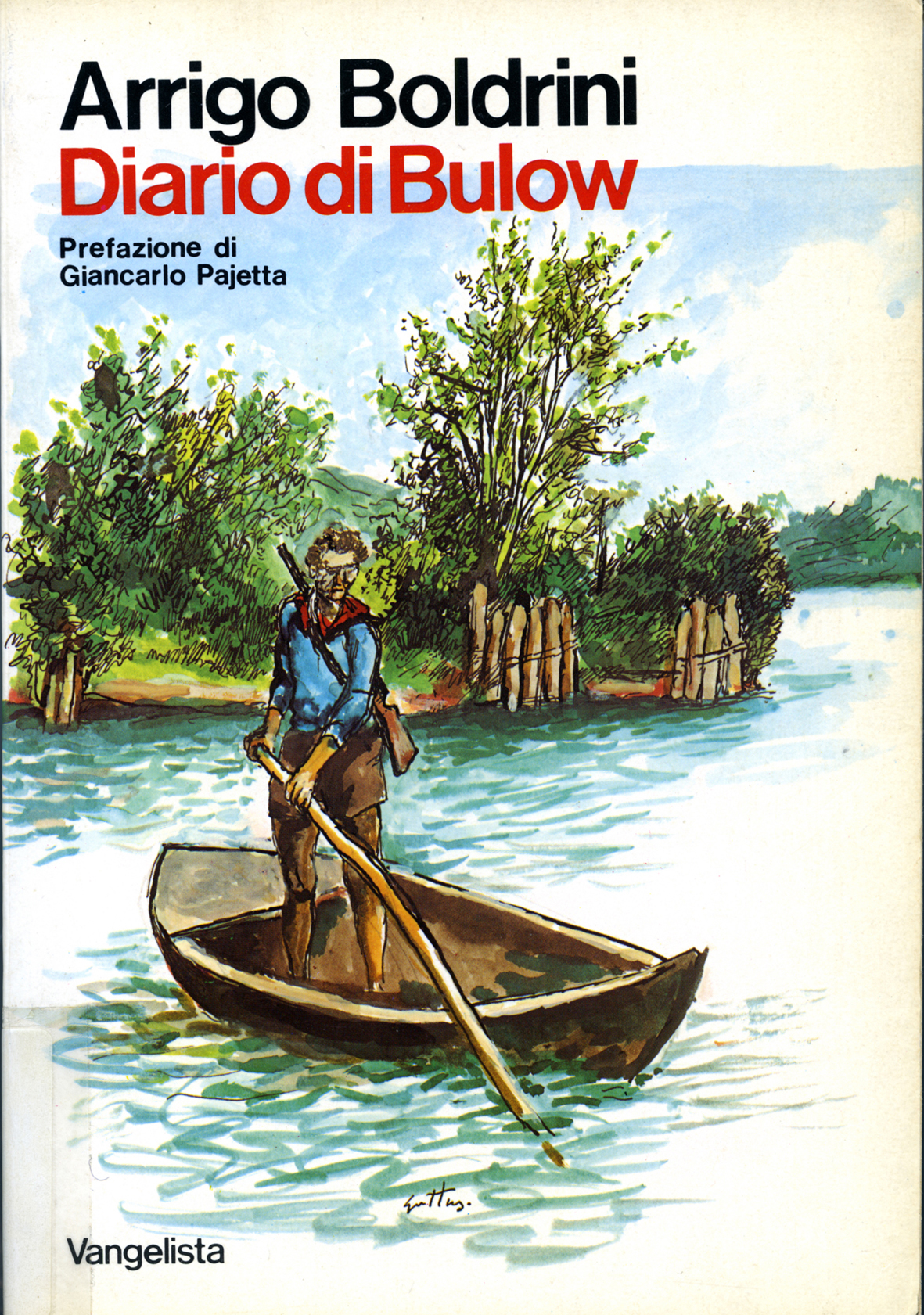 Fig. 1. Copertina della prima edizione del Diario di Bulow (1985) illustrata da Renato Guttuso.
